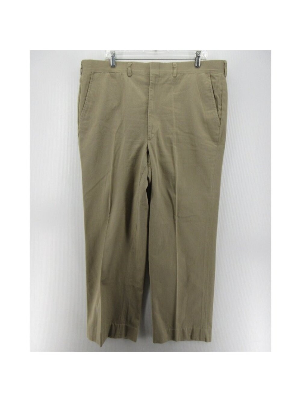 VINTAGE Brooks Brothers Pants 40X31 Khaki Chino Relaxed Trousers 90s *